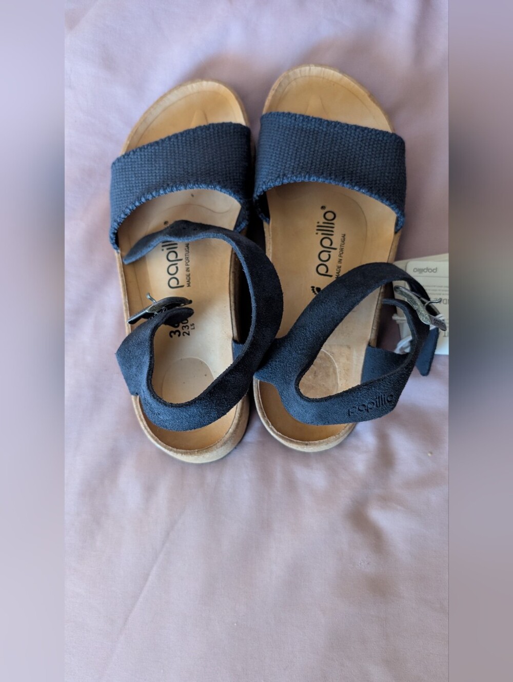 Birkenstock Black Suede Strap Women's Sandals